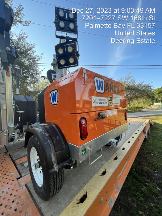 2023 Wanco WLTT-4MM4K Diesel, Deep Sea Controller, Shore Power Plug, Auto Start, (4) 350W LED Floodlights, 4kW Generator, 60 Gal Fuel Tank, 2" Ball, T3