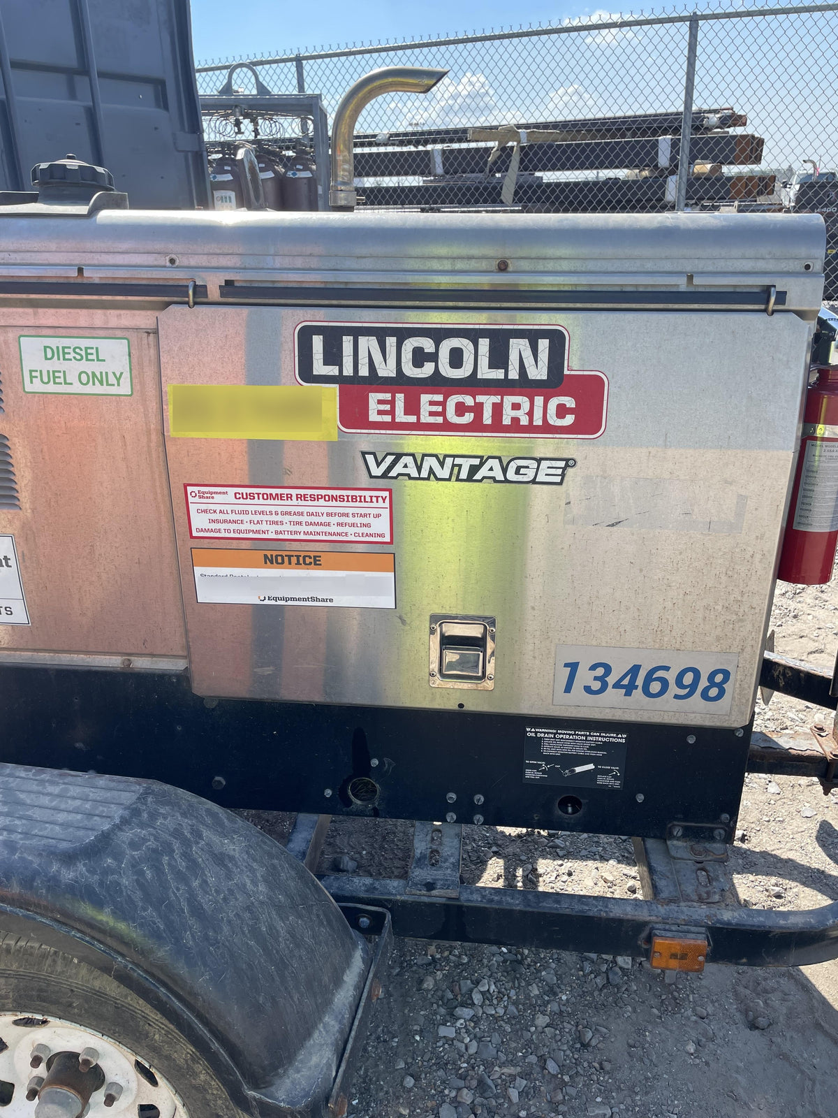 2021 Lincoln Electric Vantage 322 Ready Pak 3