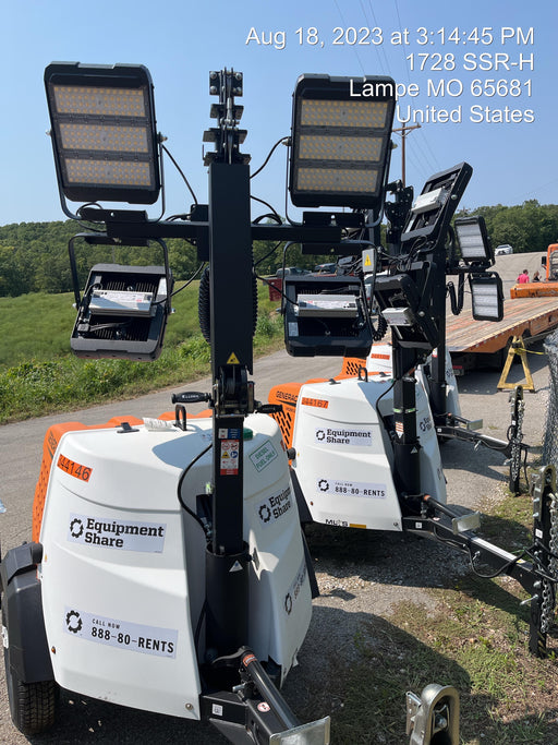 2023 Generac MLT2 Diesel, Flex Switch 120V Input, Powerzone Controller, (4) 320W LED Lights, 4kW Generator, 39.9 Gal Fuel Tank, 2" Ball, T3