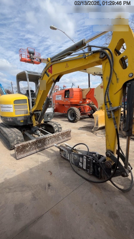 2018 Wacker Neuson EZ53 EZ53 12K Track Excavator, TRK,LGD,CNPY,PC, TRK,LGD,CNPY,PC, Manual QC, Hydraulic Thumb, Buckets: 24" , 18"