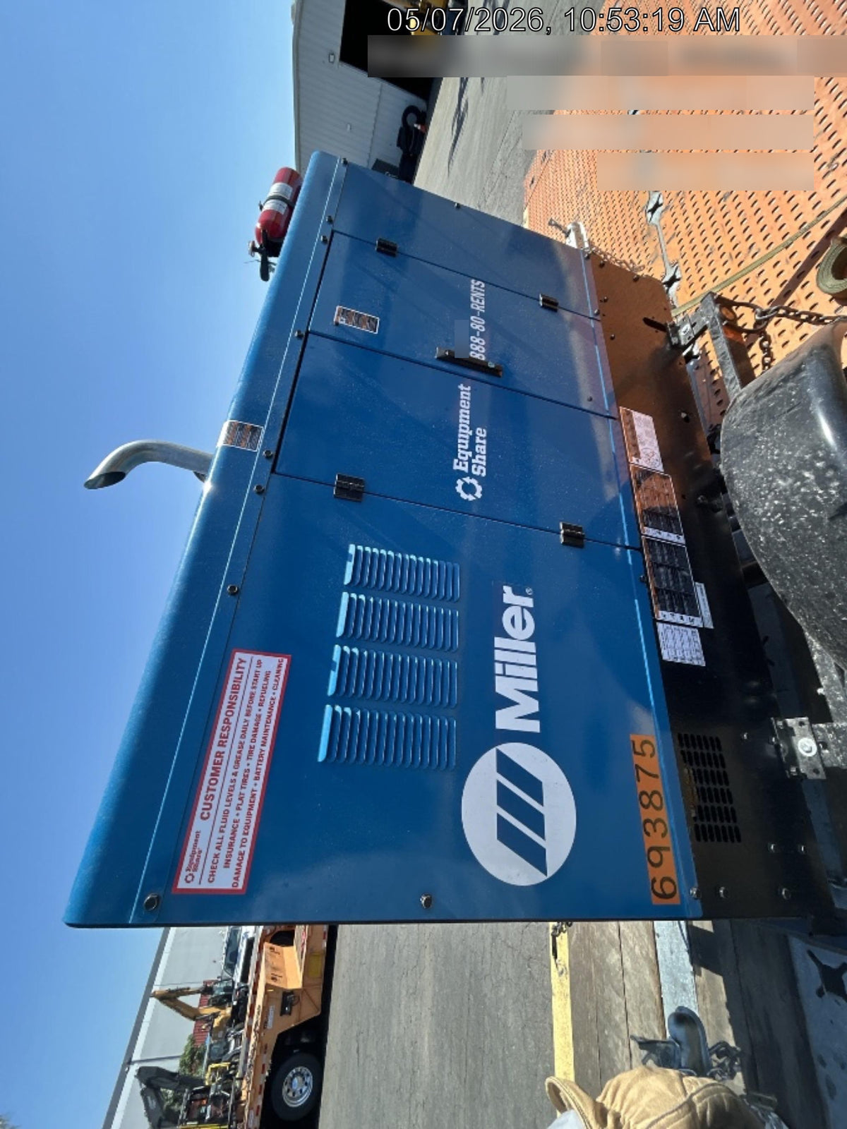 2026 MILLER ELECTRIC BIG BLUE 500