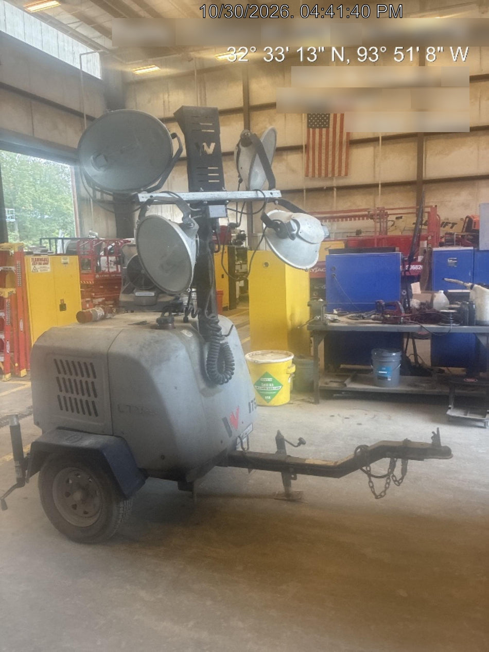 Wacker Neuson LTV6K-MH Wacker Neuson LTV6K Mobile Light Tower w/Fuel Level Sensor Installed
