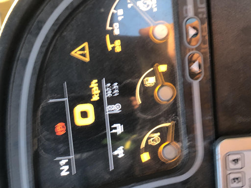 2018 JCB 510-56 JCB 510-56 Telehandler 74 HP w/CAB/HVAC, Beacon, Worklights, Aux Hydraulics, Solid Tires, 60" Carriage/Forks