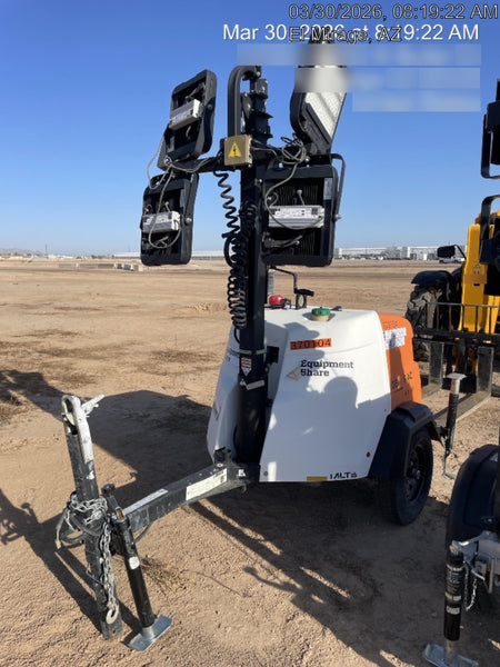 2023 Generac MLT2 Diesel, Flex Switch 120V Input, Powerzone Controller, 
(4) 320W LED Lights, 4kW Generator, 39.9 Gal Fuel Tank, 2" Ball, T3