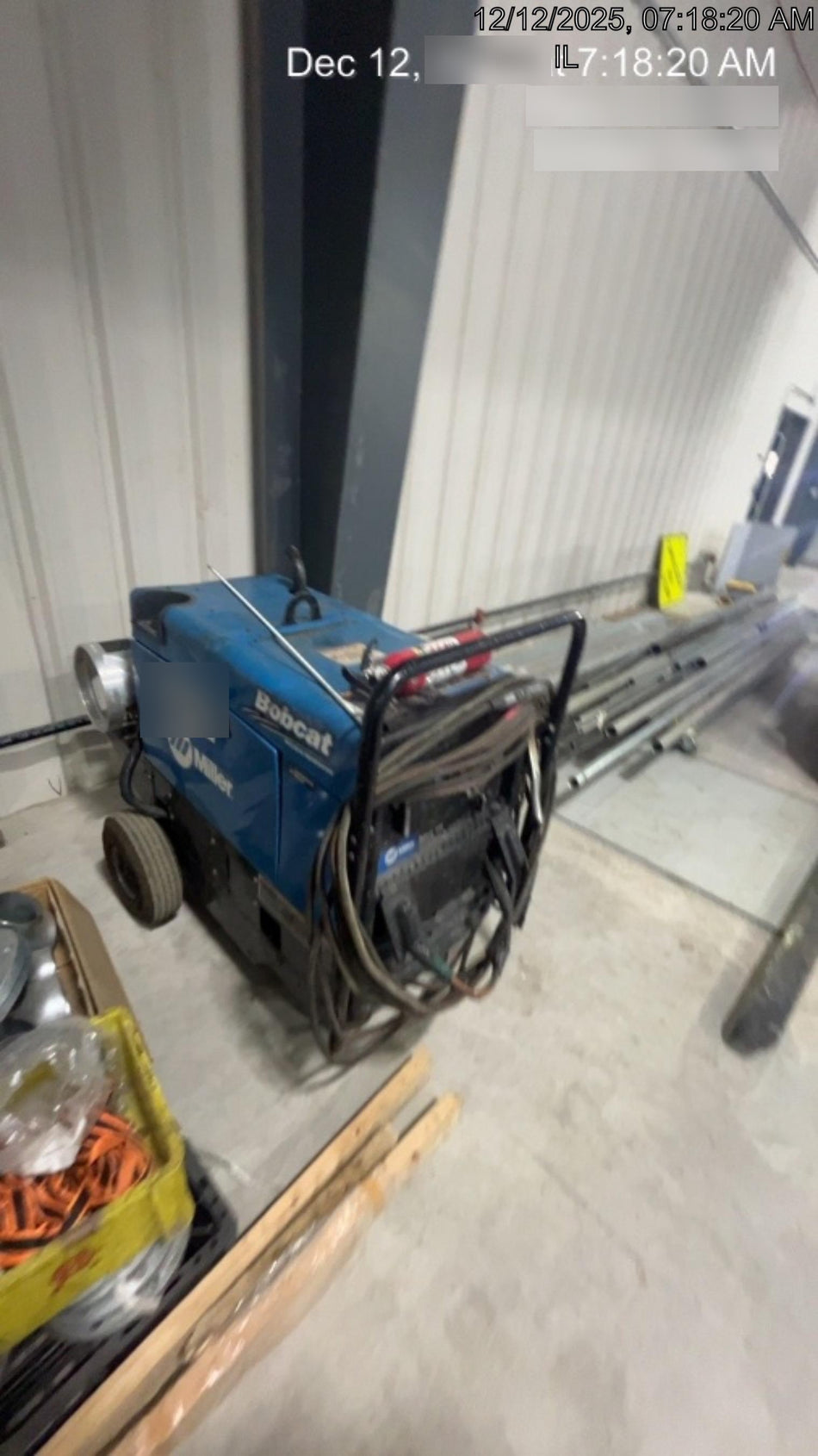 2019 Miller Electric BOBCAT 250 LP/Propane, Running Gear, Tank Bracket, Hose