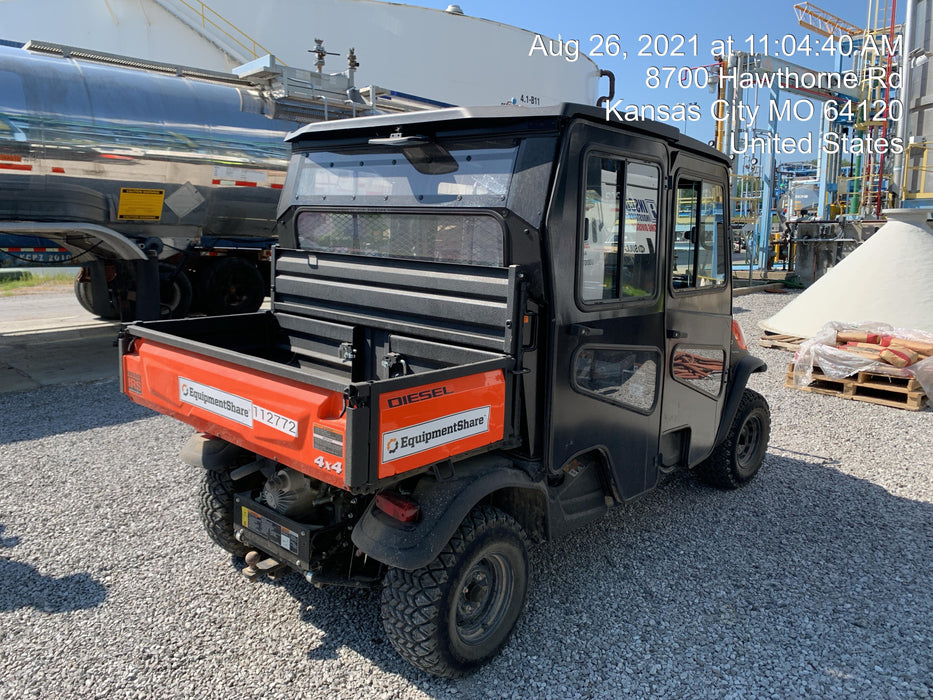 2020 Kubota RTV-X1140 4 Seat UTV, 4WD, Canopy, Standard Rental Spec