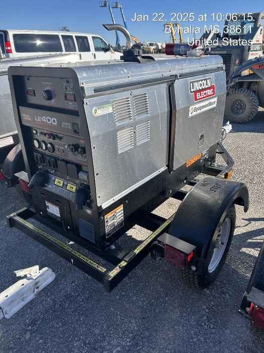 2024 Lincoln Electric LE400 Kubota V1505, Trlr, Cable Rack, Light Kit, ES Decals, T3