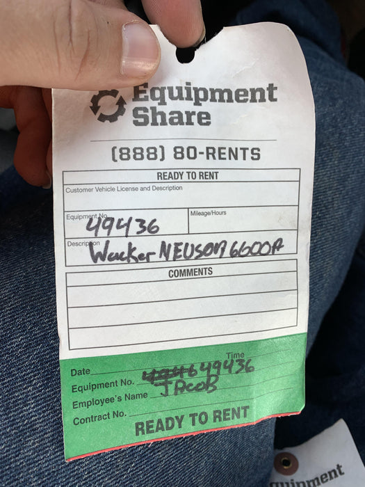 2019 WACKER NEUSON GP6600A