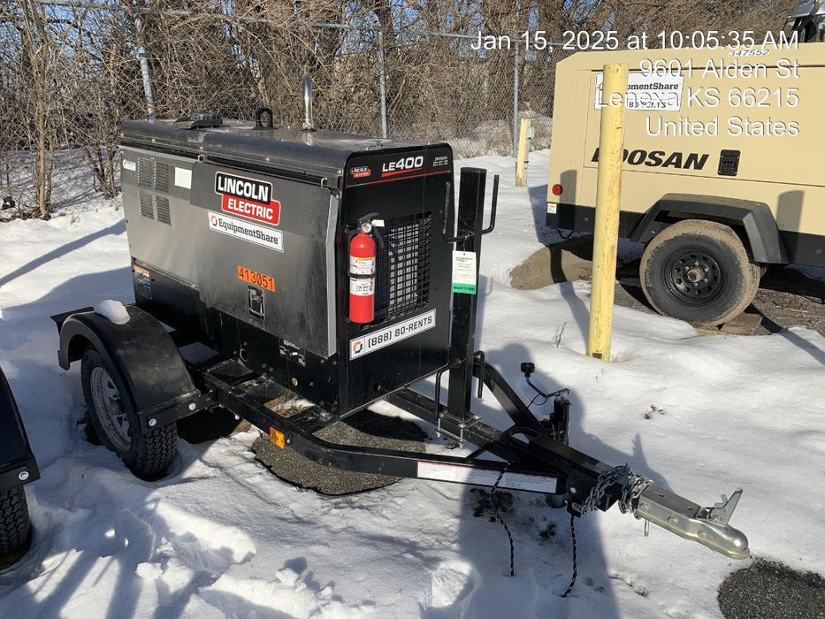 2024 Lincoln Electric LE400 Kubota V1505, Trlr, Cable Rack, Light Kit, ES Decals, T3