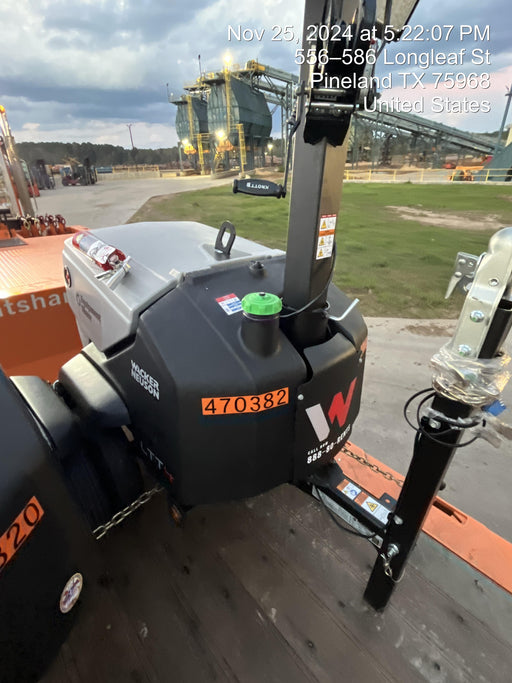 2024 Wacker Neuson LTT4 Diesel, Kohler KDW702, Deep Sea Controller, Auto Start, LED 320W, Bypass Outlet, T3