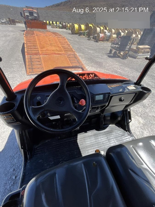 2022 Kubota RTV-X1140W-H Plastic Canopy, Windshield Acrylic Clear, LED Strobe Light, Wire Harness Kit, Back up Alarm