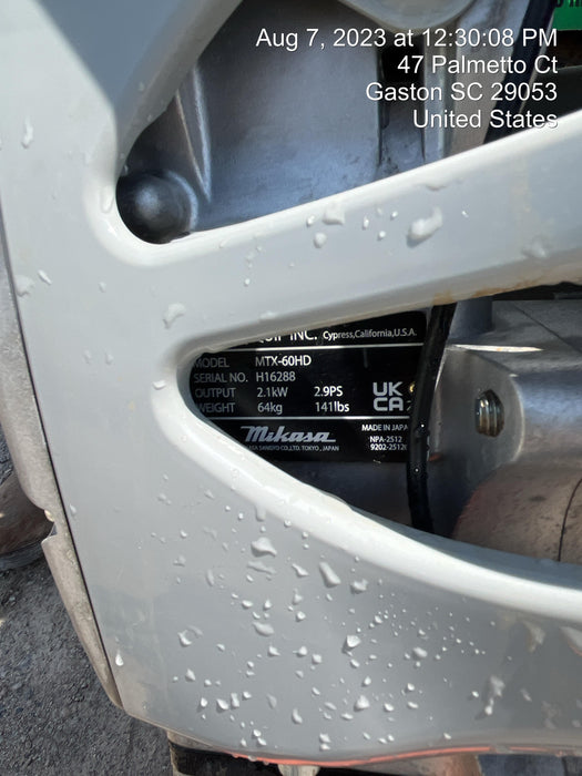 2023 MULTIQUIP MTX60HD