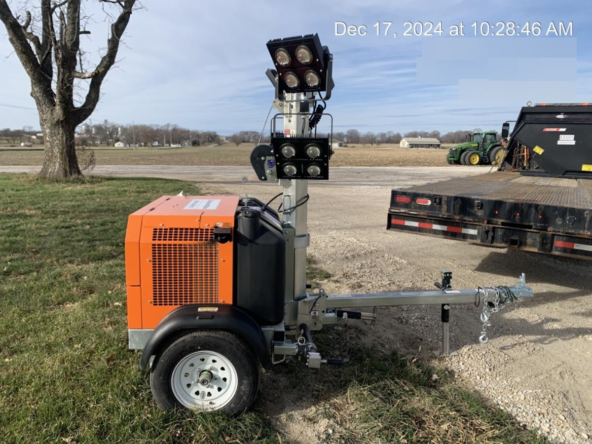 2024 Wanco WLTT-4MM4K Diesel, Deep Sea Controller, Shore Power Plug, Auto Start, (4) 350W LED Floodlights, 4kW Generator, 60 Gal Fuel Tank, 2" Ball, T3