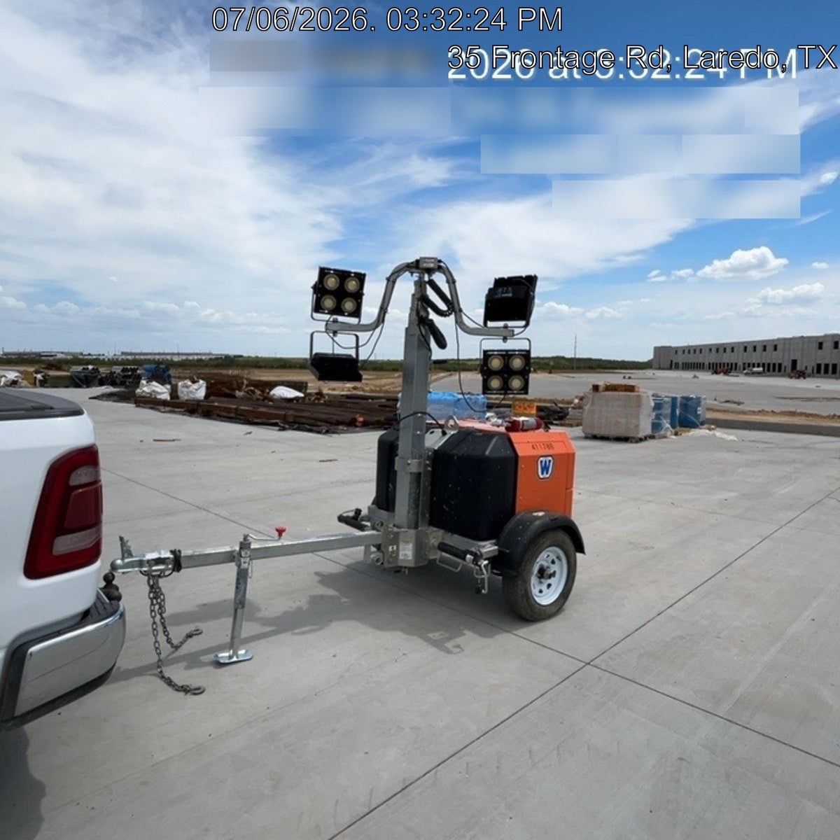 2024 Wanco WLTT-4MM4K Diesel, Deep Sea Controller, Shore Power Plug, Auto Start, (4) 350W LED Floodlights, 4kW Generator, 60 Gal Fuel Tank, 2" Ball, T3