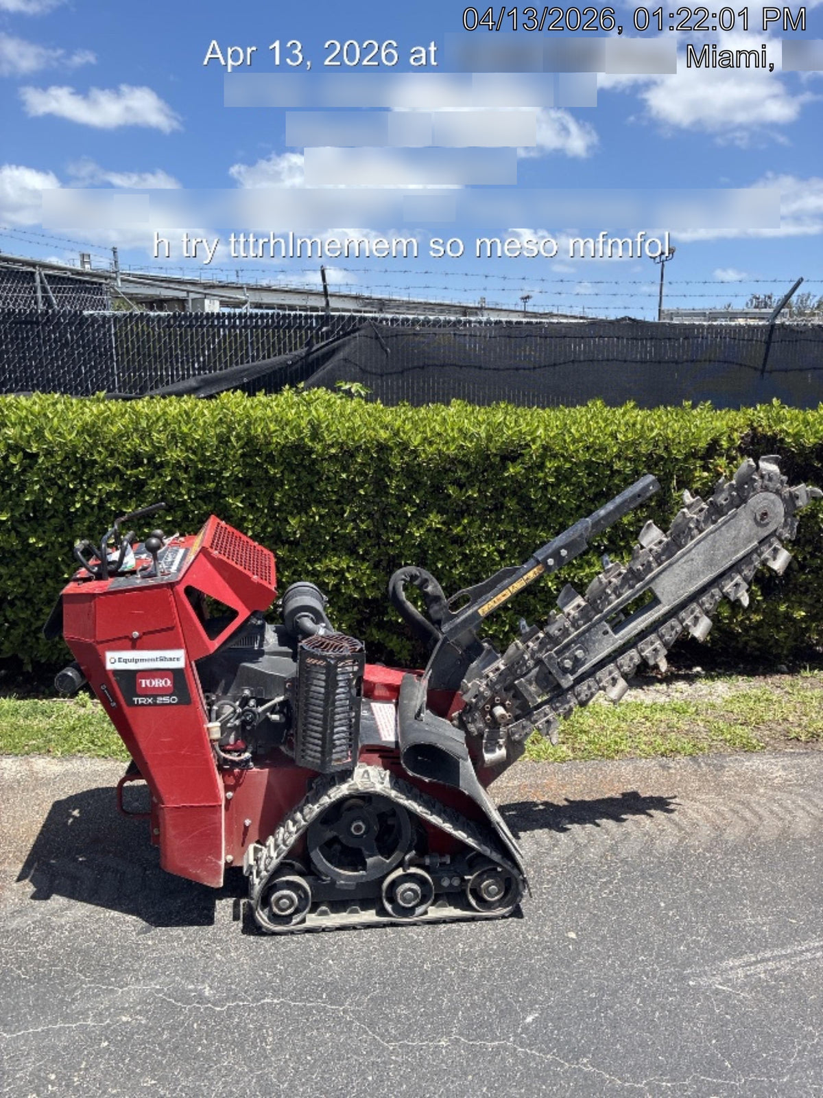 2022 TORO TRX-250