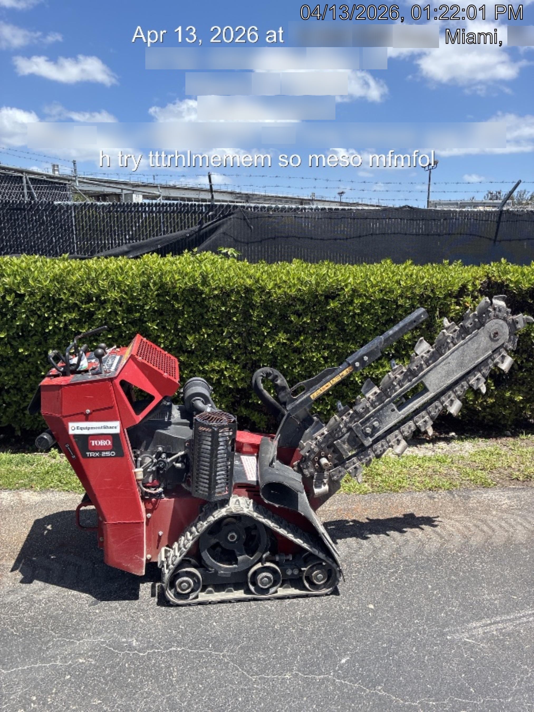 2022 TORO TRX-250