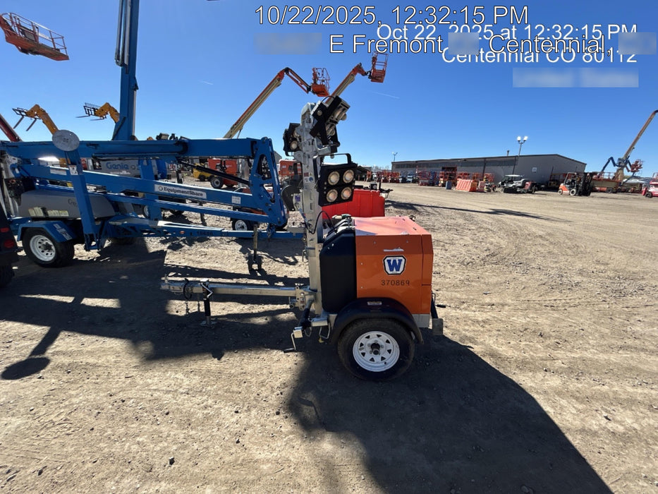 2023 Wanco WLTT-4MM4K Diesel, Deep Sea Controller, Shore Power Plug, Auto Start, (4) 350W LED Floodlights, 4kW Generator, 60 Gal Fuel Tank, 2" Ball, T3