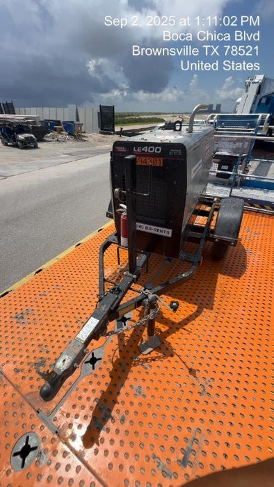 2025 Lincoln Electric LE400 Diesel, Kubota V1505, 22 HP, Trlr, Cable Rack, Light Kit, ES Decals, T3