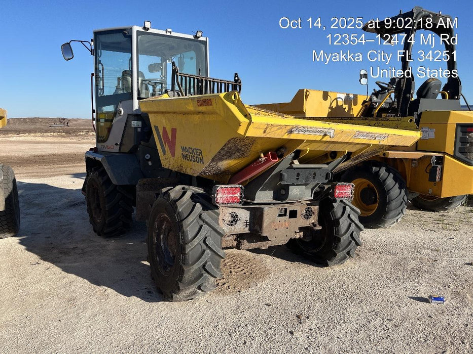 2025 WACKER NEUSON DV604 Cab Standard Tires