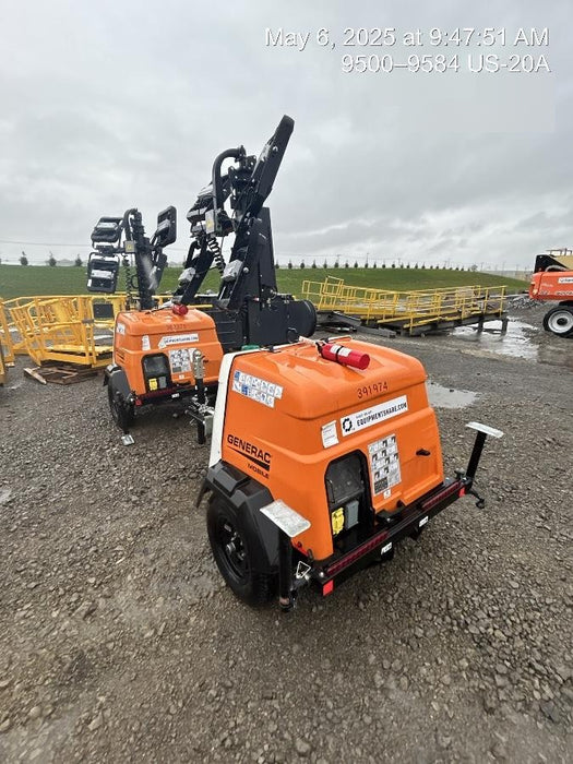 2024 Generac MLT2 Diesel, Flex Switch 120V Input, Powerzone Controller, 
(4) 320W LED Lights, 4kW Generator, 39.9 Gal Fuel Tank, 2" Ball, T3