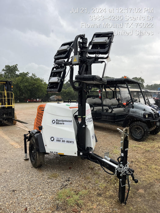 2024 Generac MLT2 Diesel, Flex Switch 120V Input, Powerzone Controller, 
(4) 320W LED Lights, 4kW Generator, 39.9 Gal Fuel Tank, 2" Ball, T3