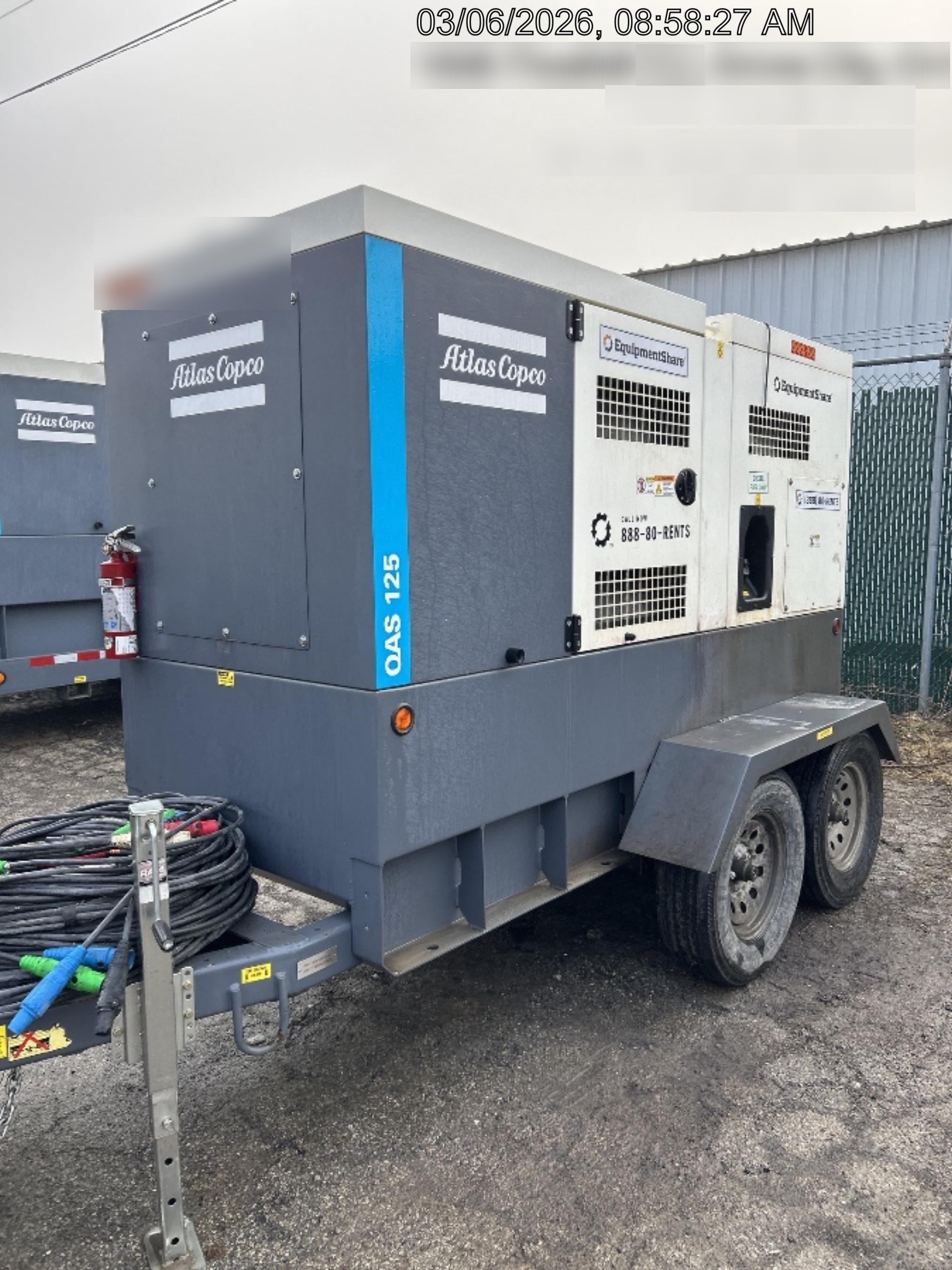 2022 ATLAS COPCO QAS 125