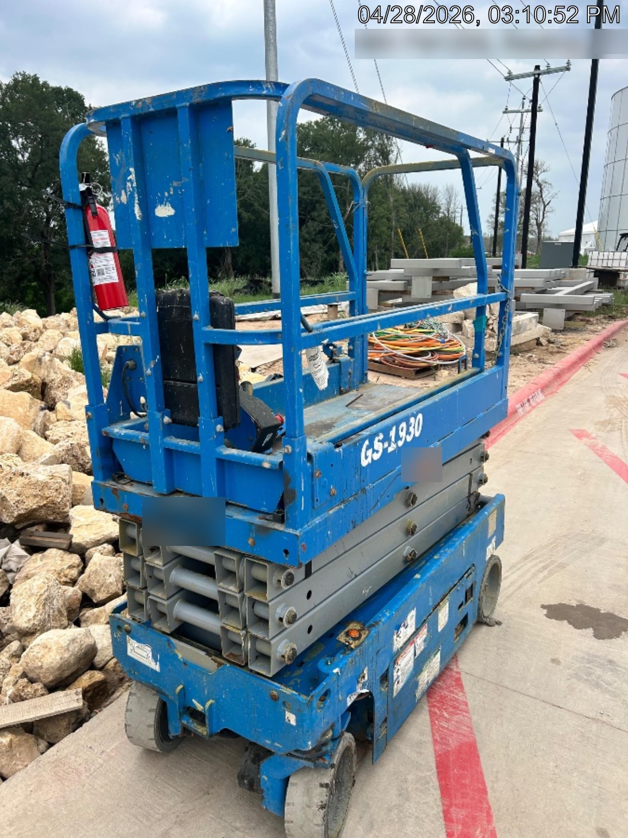 2019 Genie GS-1930 Fixed Rails with Chain Entry