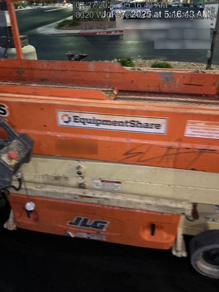 2016 JLG 1930ES Standard Options