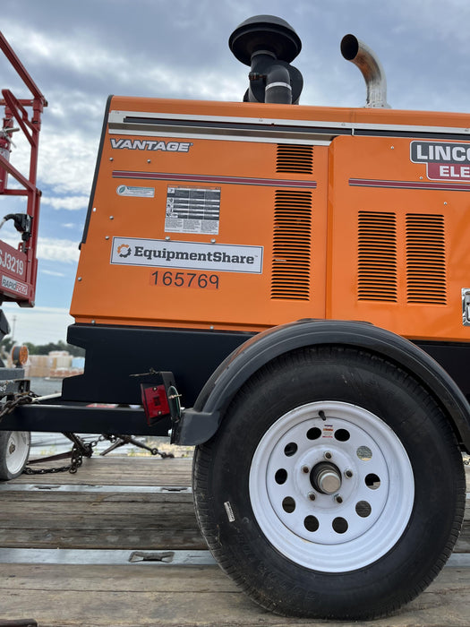 2021 Lincoln Electric Vantage 549X Ready Pak 3, ORANGE (includes trailer, cable rack, fender light kit)