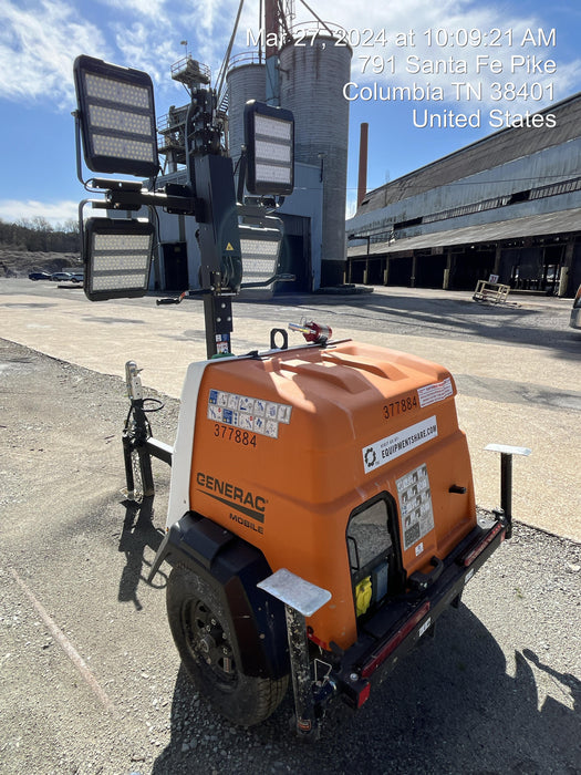 2023 Generac MLT2 Diesel, Flex Switch 120V Input, Powerzone Controller, 
(4) 320W LED Lights, 4kW Generator, 39.9 Gal Fuel Tank, 2" Ball, T3