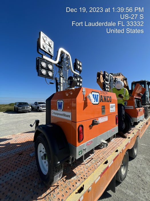 2023 Wanco WLTT-4MM4K Diesel, Deep Sea Controller, Shore Power Plug, Auto Start, (4) 350W LED Floodlights, 4kW Generator, 60 Gal Fuel Tank, 2" Ball, T3