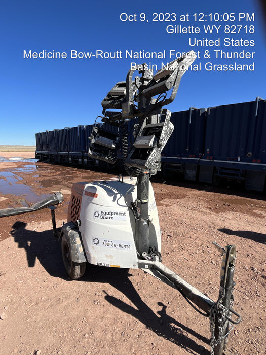 2023 Generac MLT2 Diesel, Flex Switch 120V Input, Powerzone Controller, (4) 320W LED Lights, 4kW Generator, 39.9 Gal Fuel Tank, 2" Ball, T3