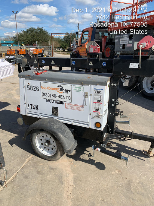 2017 Multiquip LT6K` MultiQuip LT6KV Towable Light Tower