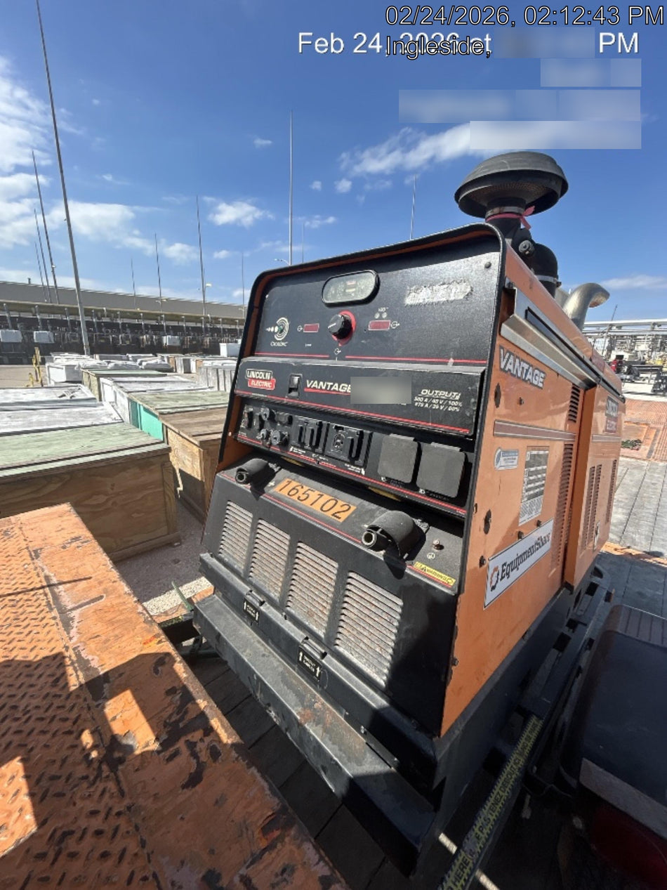 2021 Lincoln Electric Vantage 549X Ready Pak 3, ORANGE (includes trailer, cable rack, fender light kit)