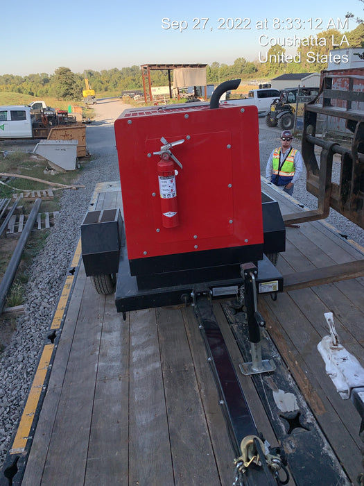 2022 Shindaiwa DGW400MDL Kubota D902 Engine, 23 HP, Dual Op Welder, Wire, Arc, Droop Stick, Tig, and CC Stick Functionality, Simulphase, 3 Phase and 1 Phase Gen Output, Single Axle NB Trlr, Slr Trckl Chrg 12V 12W, Fire Ext