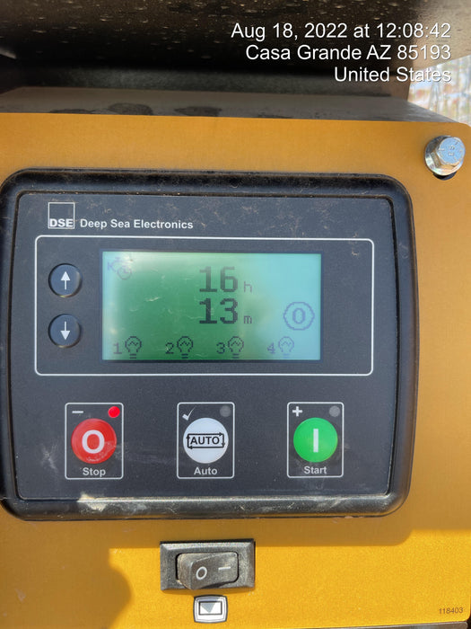 2021 Allmand NLV3GR (4) LED Light Fixture 350W, 23' Vertical Mast, 3kW Prime, Towable, Deep Sea L401, Leveling Jacks, Yanmar T4F 5.8hp