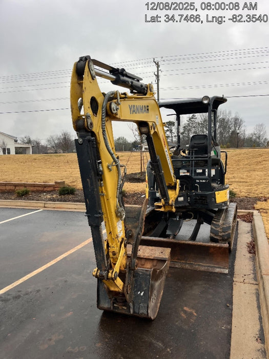 2020 Yanmar ViO35PR Open ROPS / Rubber Track / NO COUPLER