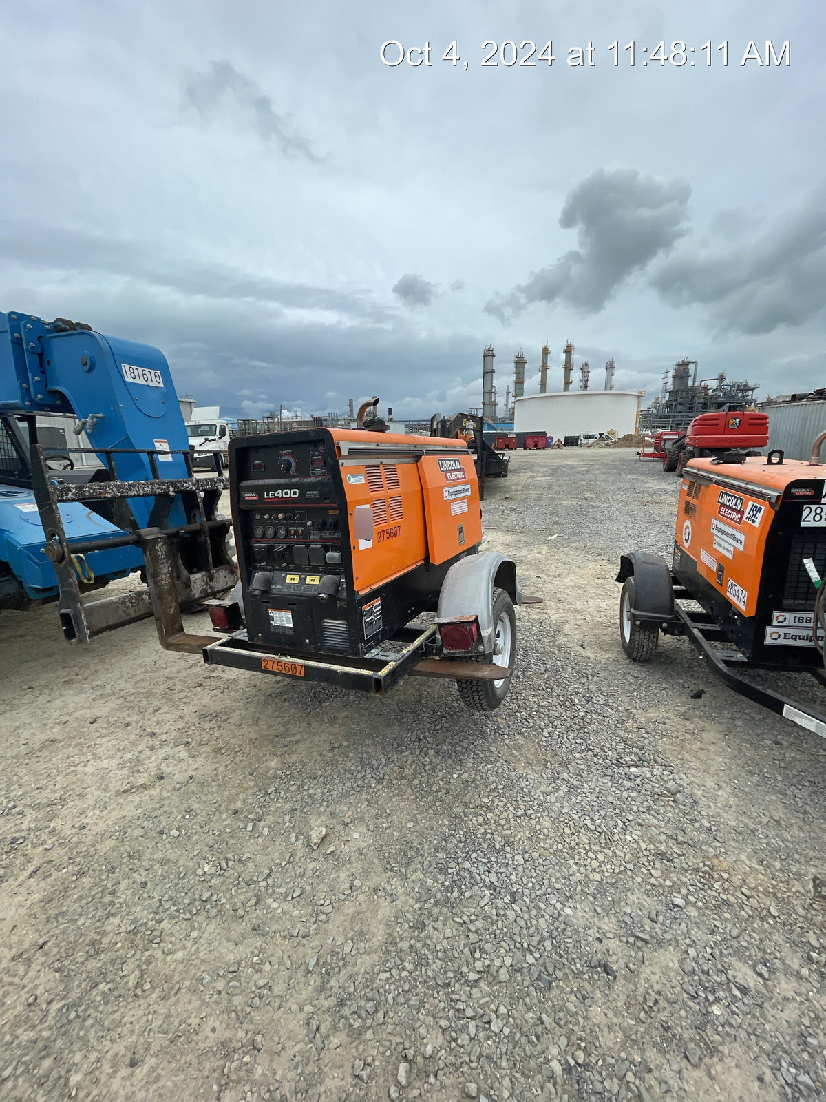 2022 Lincoln Electric LE400 Kubota V1505, Trlr, Cable Rack, Light Kit, ES Decals, T3