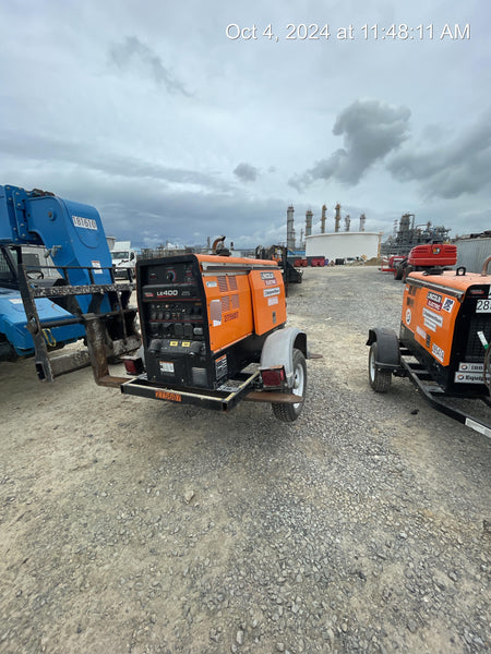 2022 Lincoln Electric LE400 Kubota V1505, Trlr, Cable Rack, Light Kit, ES Decals, T3