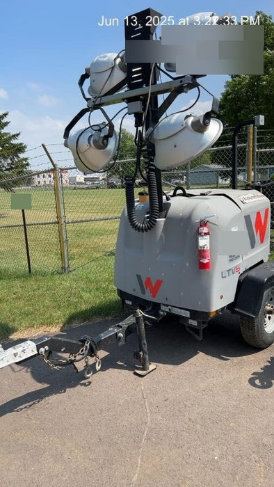 2019 Wacker Neuson LTV6L-MH Mobile Light Tower w/Fuel Level Sensor Installed