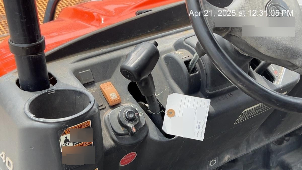 2021 Kubota RTV-X1140W-H Plastic Canopy, Windshield Acrylic Clear, LED Strobe Light, Wire Harness Kit, Back up Alarm