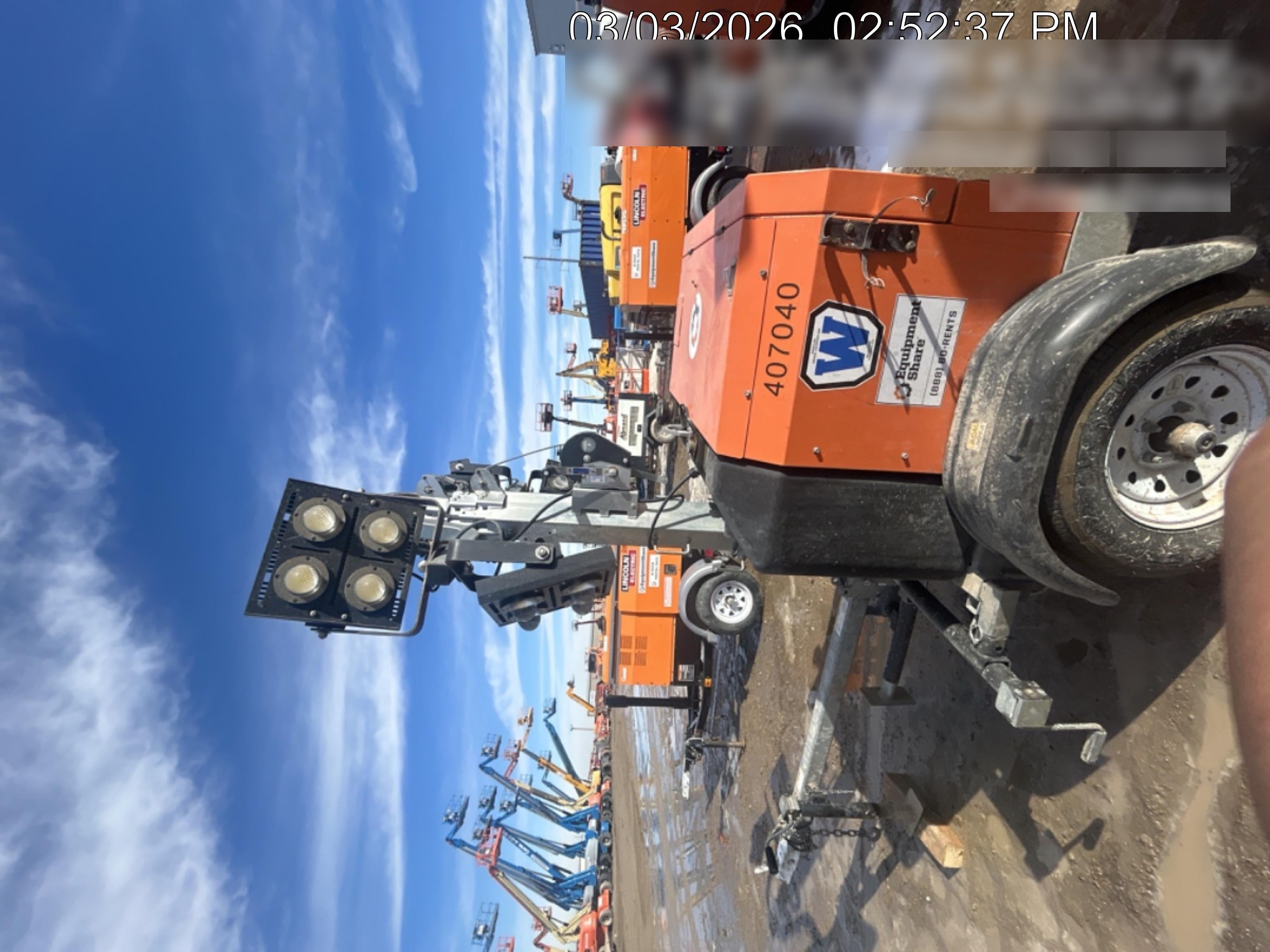 2024 Wanco WLTT-4MM4K Diesel, Deep Sea Controller, Shore Power Plug, Auto Start, (4) 350W LED Floodlights, 4kW Generator, 60 Gal Fuel Tank, 2" Ball, T3