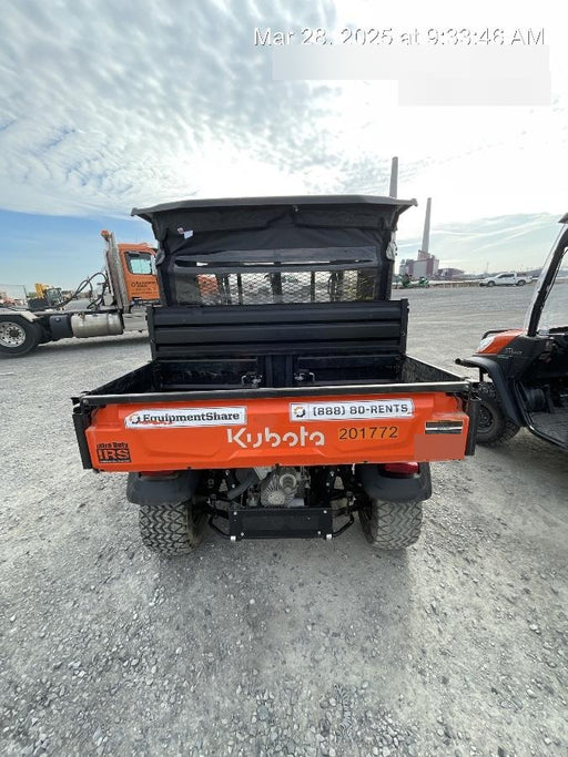 2022 Kubota RTV-X1140W-H Plastic Canopy, Windshield Acrylic Clear, LED Strobe Light, Wire Harness Kit, Back up Alarm