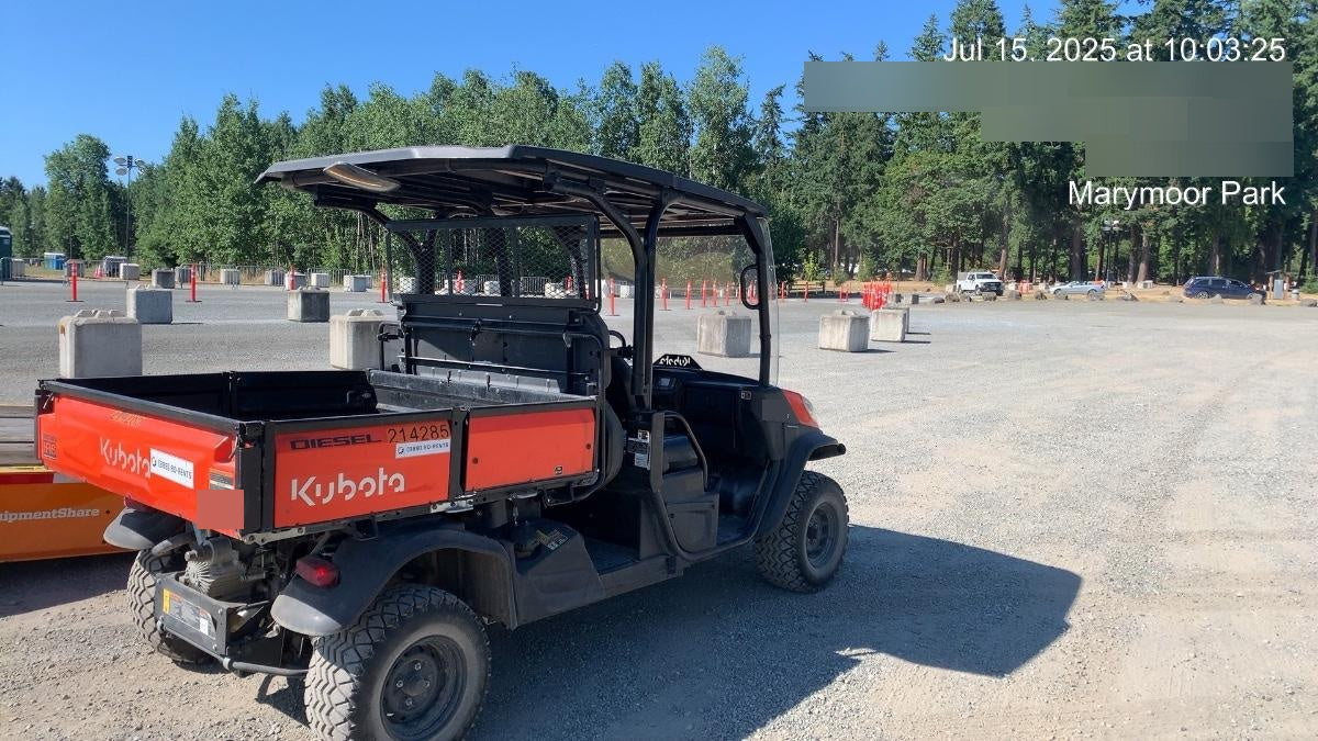 2022 Kubota RTV-X1140W-H Plastic Canopy, Windshield Acrylic Clear, LED Strobe Light, Wire Harness Kit, Back up Alarm