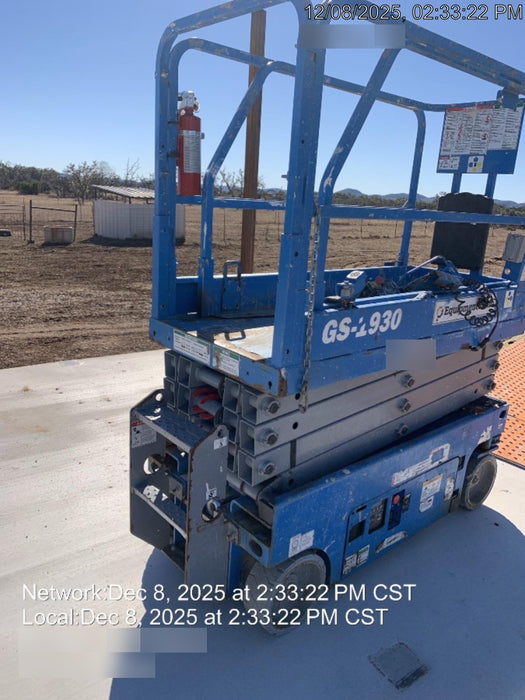 2019 Genie GS-1930 Fixed rails with chain Entry