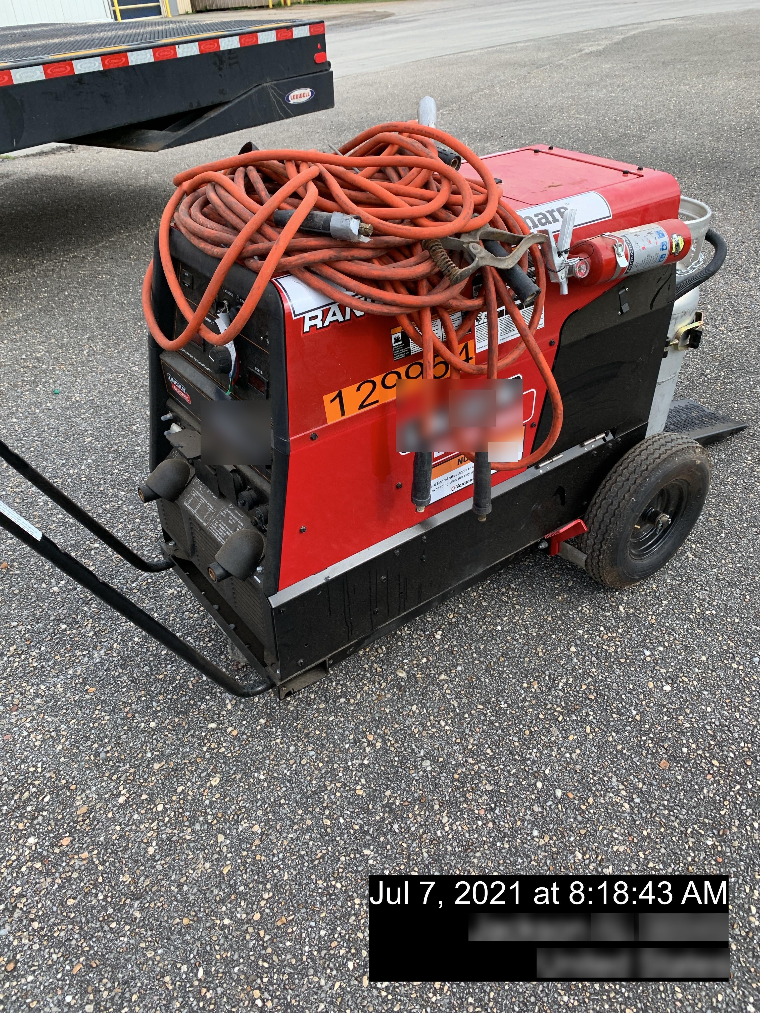 2021 Lincoln Electric Ranger 305 LPG K3430-1, Ranger 305 LPG, Undercarriage, Tank Holder & Strap, 10kw AC Gen, 25hp Kohler LPG Eng
