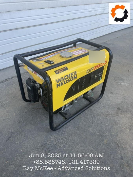 2019 WACKER NEUSON GP2500A