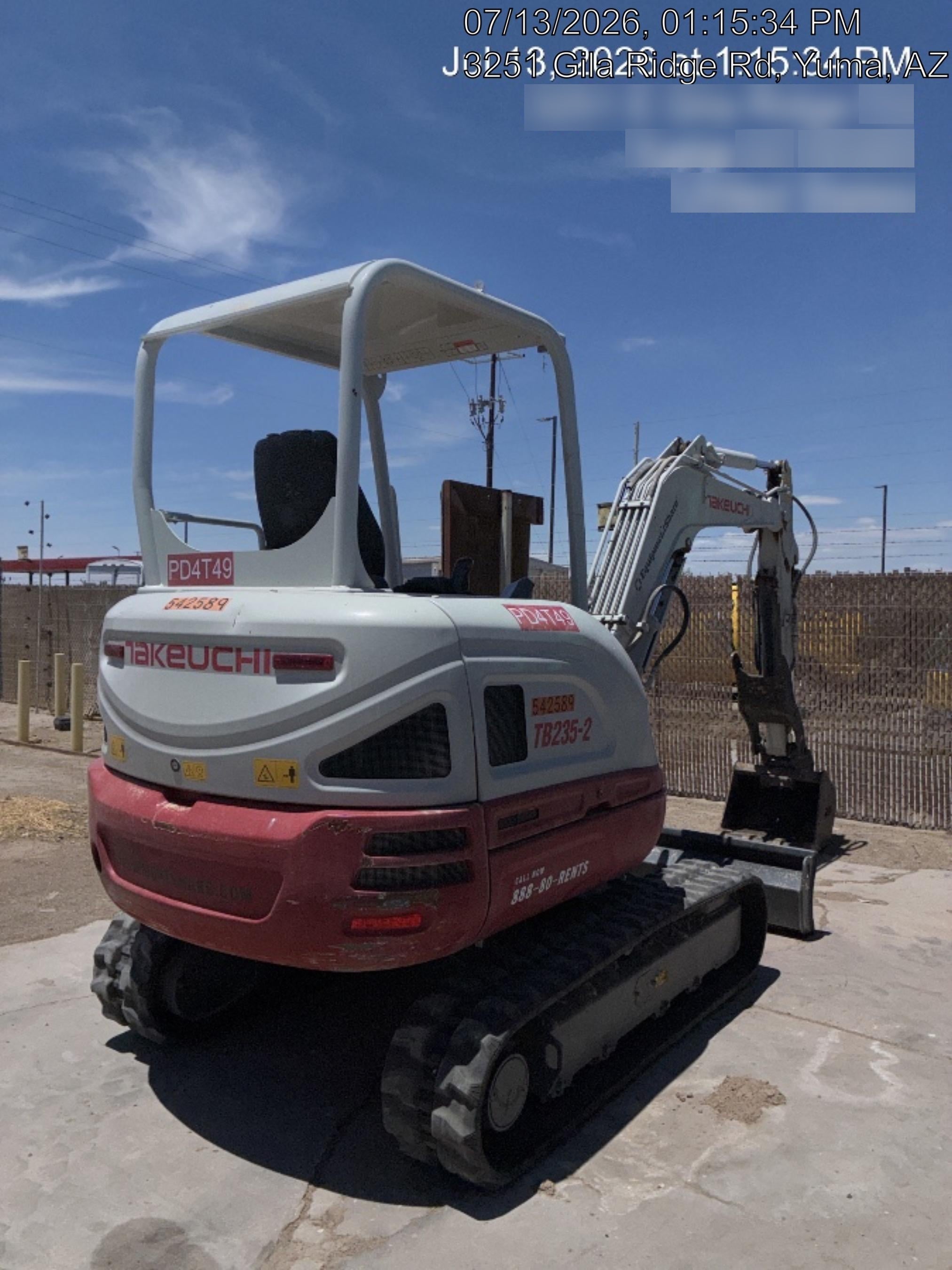 2025 TAKEUCHI TB235-2R