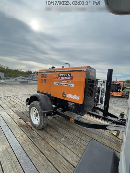 2021 Lincoln Electric Vantage 322 Vantage 322 Ready Pak 3 w/ Decals, ORANGE (includes trailer, cable rack, fender light kit) NO Telematics