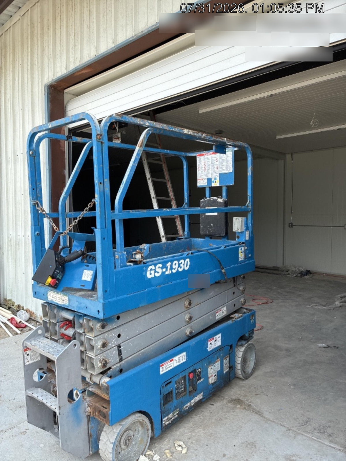 2019 Genie GS-1930 Fixed Rails with Chain Entry